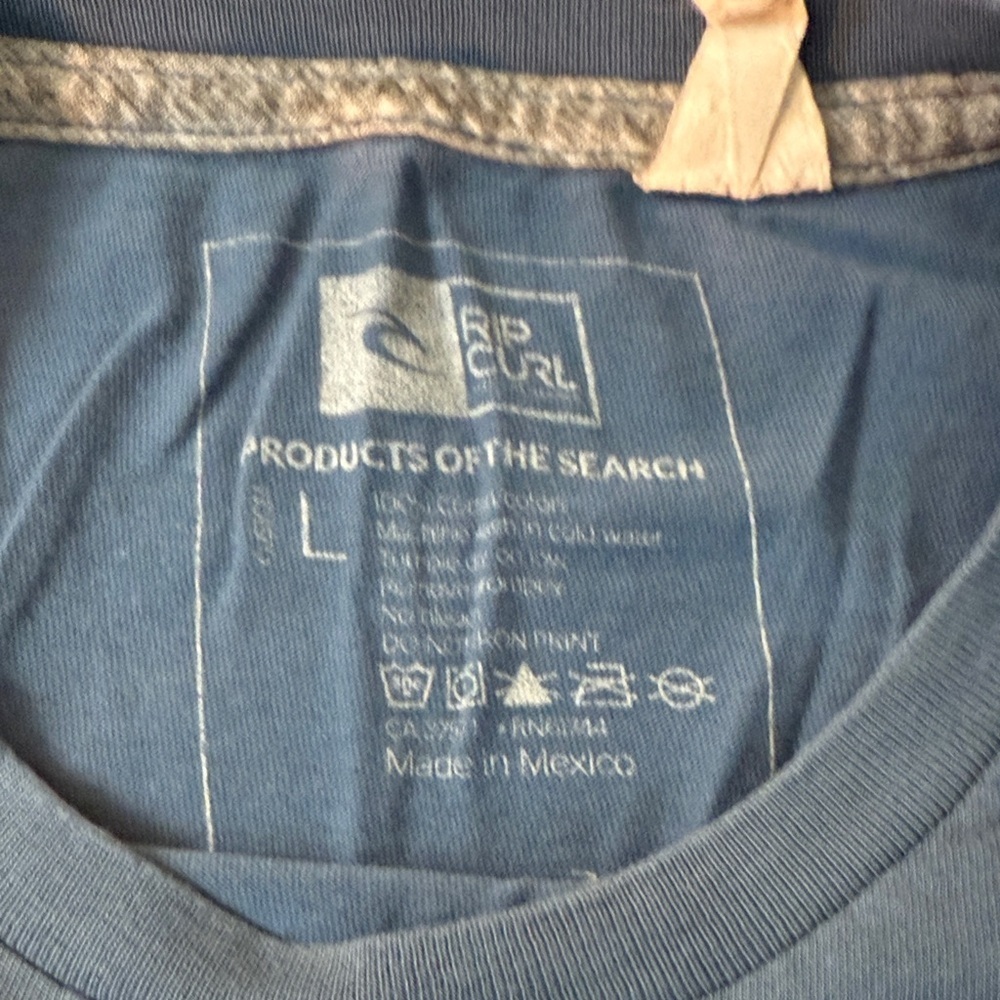 Rip Curl Sky Blue Short Sleeve Tee - Picture 4 of 6